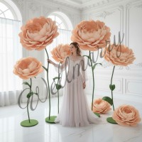 Ростовой цветок из бумаги "Пион" (цвет любой по договоренности)